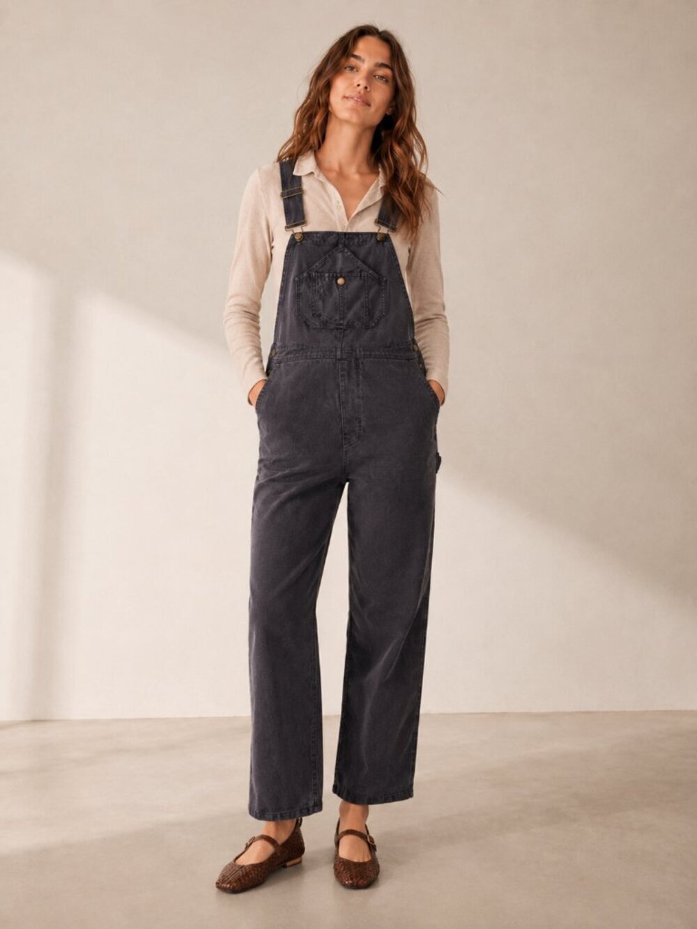 Faherty Mechanic Organic Cotton Twill Overalls